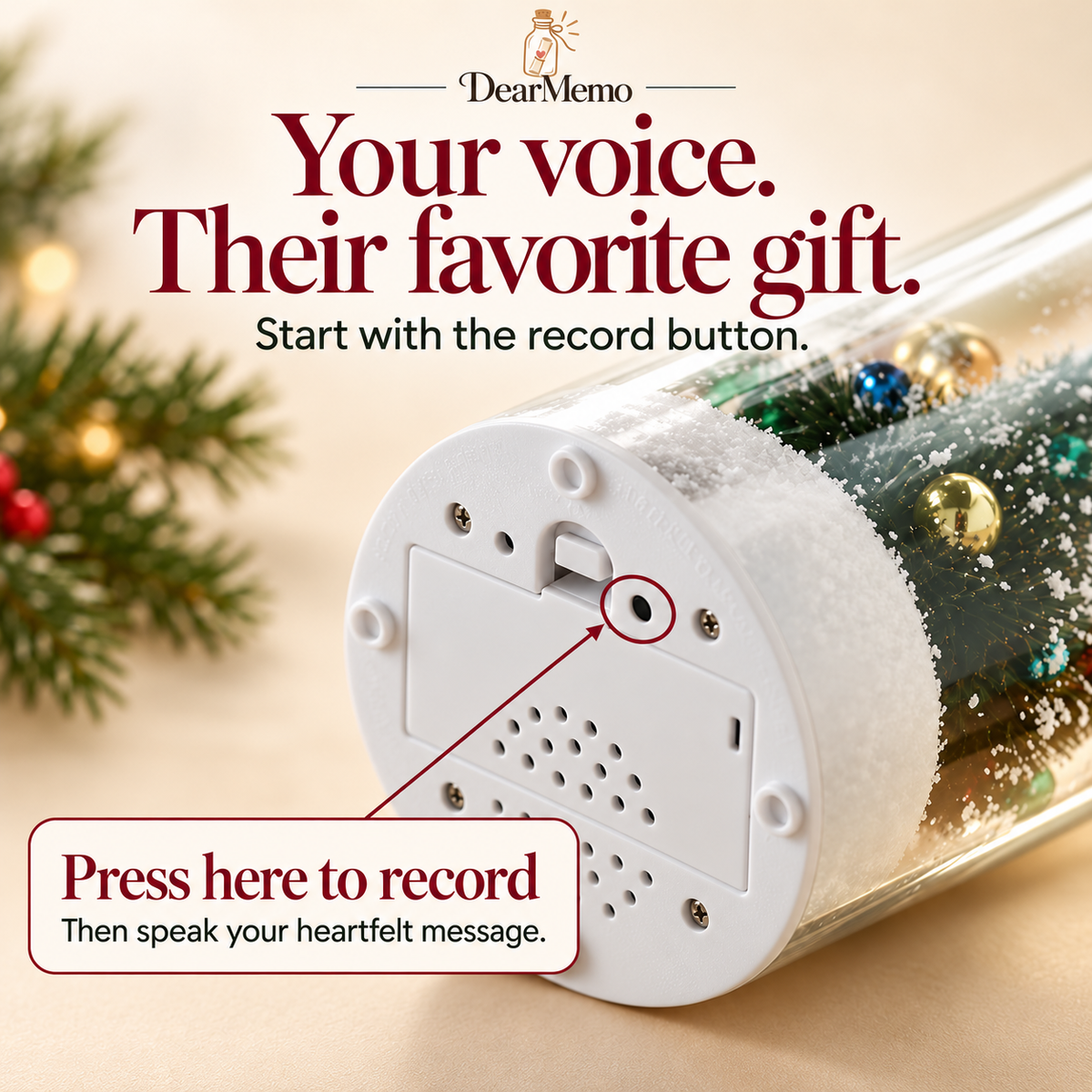 Christmas Voice Ornament
