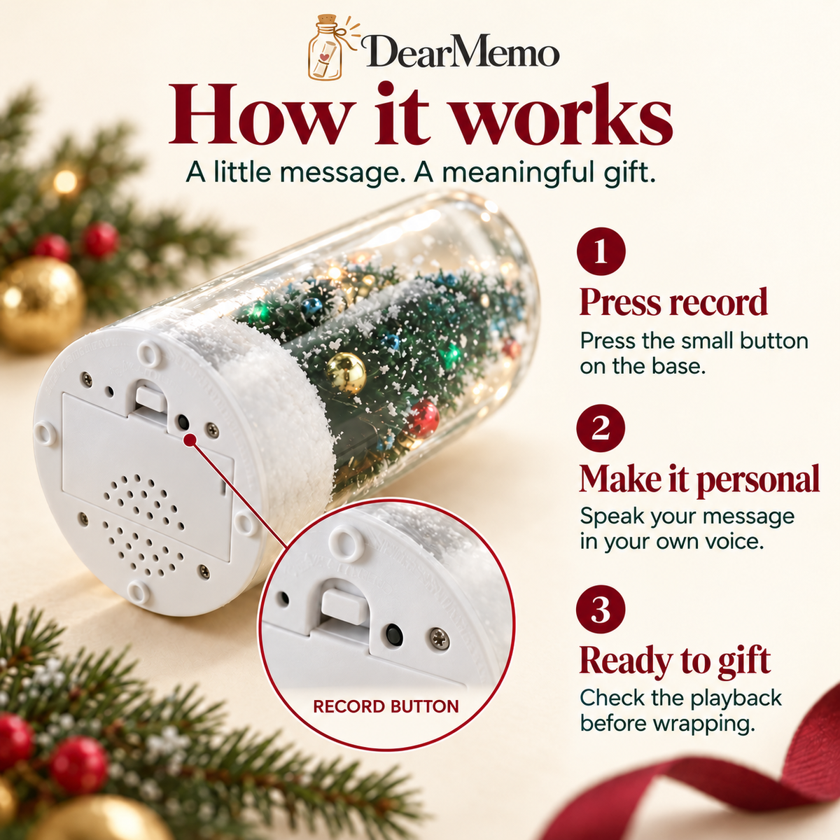 Christmas Voice Ornament